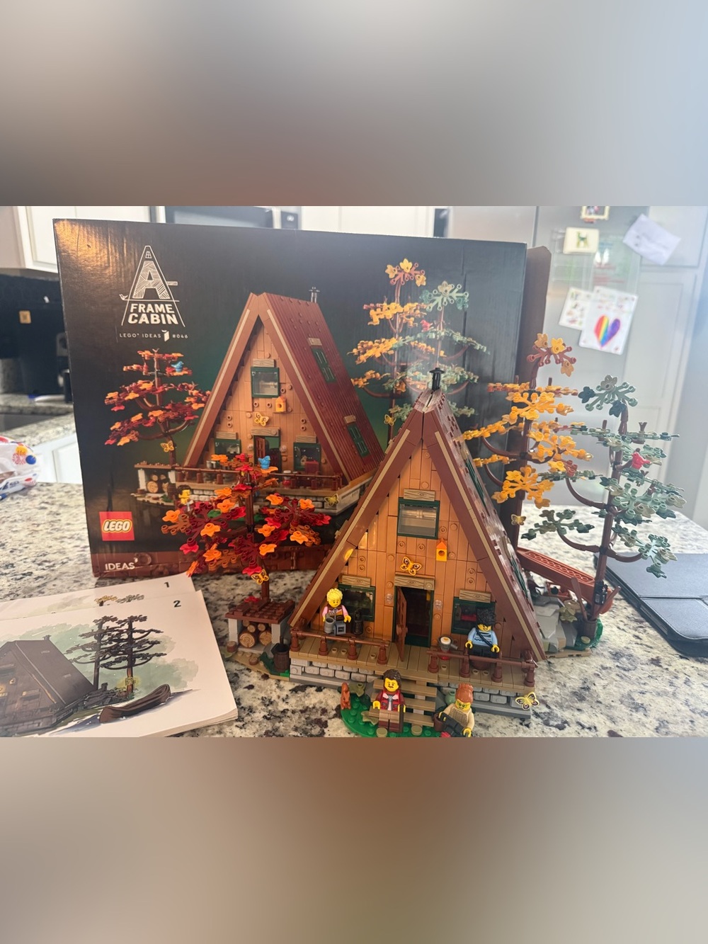 LEGO Ideas A-Frame Cabin 21338 RETIRED Complete w/ Box & Instructions